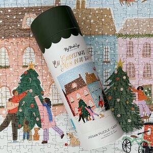 My Mind's Eye Christmas Jigsaw Puzzle - Green and Multicolor